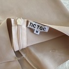 Tic Toc High-waisted Shapewear Shorts Beige Solid Women   s Size M