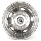 4pcs 19 5  Polished Ss Dually Wheel Simulators 10 Lug W tool For 05-25 F450 F550