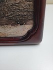 8 X10    Cherry Wood Vintage Picture Frame Standing hanging