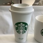 Starbucks Set With Tumbler 10oz And Mug 14oz  White Color W  Classic Siren Logo