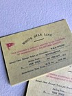 Rms Titanic White Star Line 2nd Class Ticket Stub April 10 1912 Rp