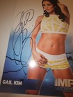 Signed Autographed Tna Wrestling Gail Kim Promo Photo Impact Wwe Wwf Nwa