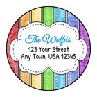 40 Custom Printed Personalized Own Photo Logo Graphic Vinyl 2-in Glossy Stickers