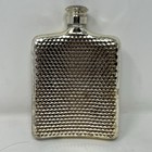 1983 Vintage Godinger  Bacchus Silver Plated Flask Marked