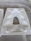 Vintage Byron 4904 Christmas Tree Candy Dish Ceramic Slip Mold
