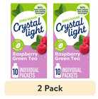  2 Pack  Crystal Light Drink Mix  10 Packets  For Convenient On-the-go Flavorful