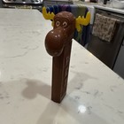 Vintage Pez Dispenser Bullwinkle No Feet Brown Stem