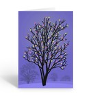 Winter Cards S Tree Decorated Colorful Stars Holiday Card Envelopes- Such