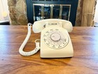 Vintage Working Itt Telephone Classic White Desk Phone Mcm Decor