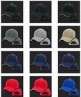 White   Red Sandwich Visor Solid Plain Blank Baseball Ball Cap Hat Caps Hats