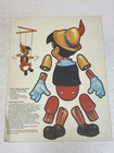 Make Your Own Pinocchio Marionette Vintage Old Doll Paper Craft Walt Disney Asis
