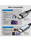 Lightning To Hdmi Adapter Cable For Iphone ipad  1080p Digital Av Adapte