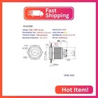 Signal Light 16mm 5 8  Indicator Light 110v 120v Led Ac dc Pilot Lamp Waterproof