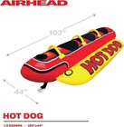 Airhead 3-person Hot Dog Towable Tube For Boating