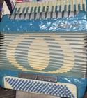 S  Soprani Piano Accordion 120-base Model Marine Pearl Finish No Case