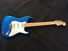Fender American Standard Stratocaster Chrome Blue 2004 W all Dimarzio Humbucker