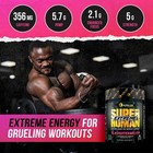 Extreme High Stim Pre Workout Powder - Beta Alanine  L-taurine  356mg Caffeine 
