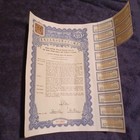  100 1938 Republic Of China Gold Loan Bond Usa Chinese Hundred Dollars Redeemed