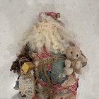    father Christmas     Handmade Quilt Vintage Style Santa Claus Doll Primitive