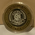 Golden Nugget  10 Gambling Token Gn Design  999 Silver