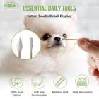 Cotton Swabs Double Tipped 200 Count Wooden Sticks For Makeup Cleaning