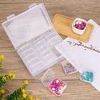 15 30 Grids Clear Plastic Organizer Box Craft Storage Container For Bead jewelry