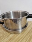 Vtg 1980s Lustre Craft Stainless Steel Cookware Set Skillet Dutch Oven Poacher