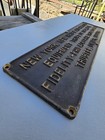 Old Rare Scarce Vintage Rr 1954 New York Haven   Hartford Railroad Pullman Sign