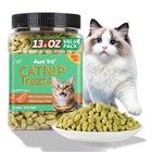 Crunchy Catnip Treats 13 4 Oz - Natural Salmon Snacks For Cats  Digestive Suppor