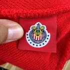 Chivas De Guadalajara Soccer Beanie Hat Red White Blue Pom Knit Cap Nwt
