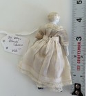 Rare 1800   s Antique German  Ceramic  Porcelain  Miniature Doll  Original Clothes