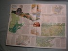 Quebec Wall Map The Making Of Canada National Geographic March 1991