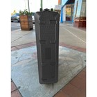 2u Rack Case Lockable 10 2in Deep 2-space Flight Case For In Pro Audio Equipment