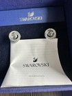 Swarovski Signed Crystal Set Rhodium-plated Necklace Bracelet Earrings