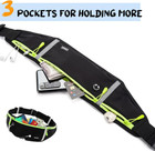 Slim Running Belt  Workout Fanny Pack For Men Women exercise Waist Pack For Appl