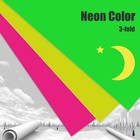 3 Pcs Small Neon Trifold Poster Board 16 X 24 Inches  Bright Color Tri Fold D   