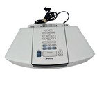 Bose Wave Radio Cd Player Awrc-1p Platinum White Am Fm Tabletop Stereo Alarm Usa