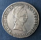          Bolivia 1846 Pts R 8 Soles Coin Scarse