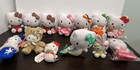 Hello Kitty Sanrio  Plush Dolls Mixed New   Preowned Ty Lot 13 Pcs