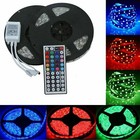 16ft Led Strip Light 3528 Smd Rgb 300leds Waterproof Ir Controller 12v Rope Us