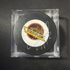 Corey Hirsch - Signed Autographed Official Nhl Hockey Puck - Vintage Logo