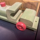1940 s Noma  woodies  Wooden Toy Truck Tanker Wwii With Original Box Super Rare