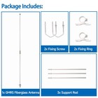 Gmrs Base Antenna 462-467mhz 7 5dbi High Gain Fiberglass 200w Uhf So239