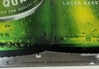 Heineken   Heineken Light Bottles Hard Plastic Beer Sign 23 X 11 5 Foil Man Cave