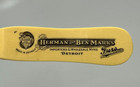 1920s Celluloid Advertising Letter Opener Herman Ben Marks Furs Detroit