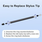 3pcs Stylus Pen Touch Screen Rubber Tip Styluses For Ipad Tablet Android Phone