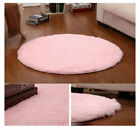 Fluffy Rugs Anti-skid Shaggy Area Rug Dining Room Carpet Bathroom Round Mat Hot
