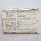 1940s Vintage Simplicity 4946 Apron Pinafore Ruffle Strap Dress Sewing Pattern 