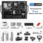 Case Organizer For Gopro Hero 13  Lockable Tsa Dual Layer Waterproof Hard Car   
