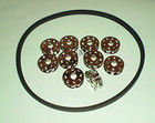 10 Bobbins   1 Belt For Singer Featherweight Sewing Machine 221 222 301